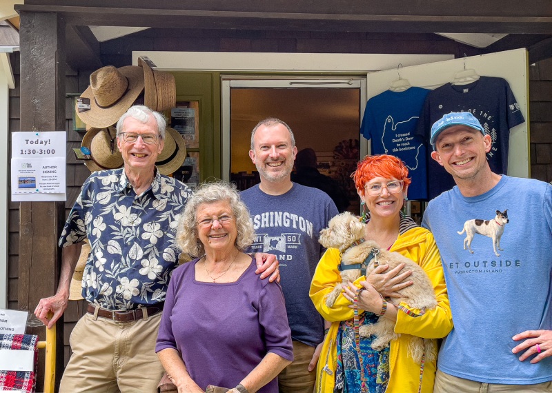 After the book signing