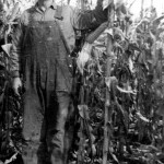 J. T. Anderson in the cornfield J. T. Anderson in the cornfield